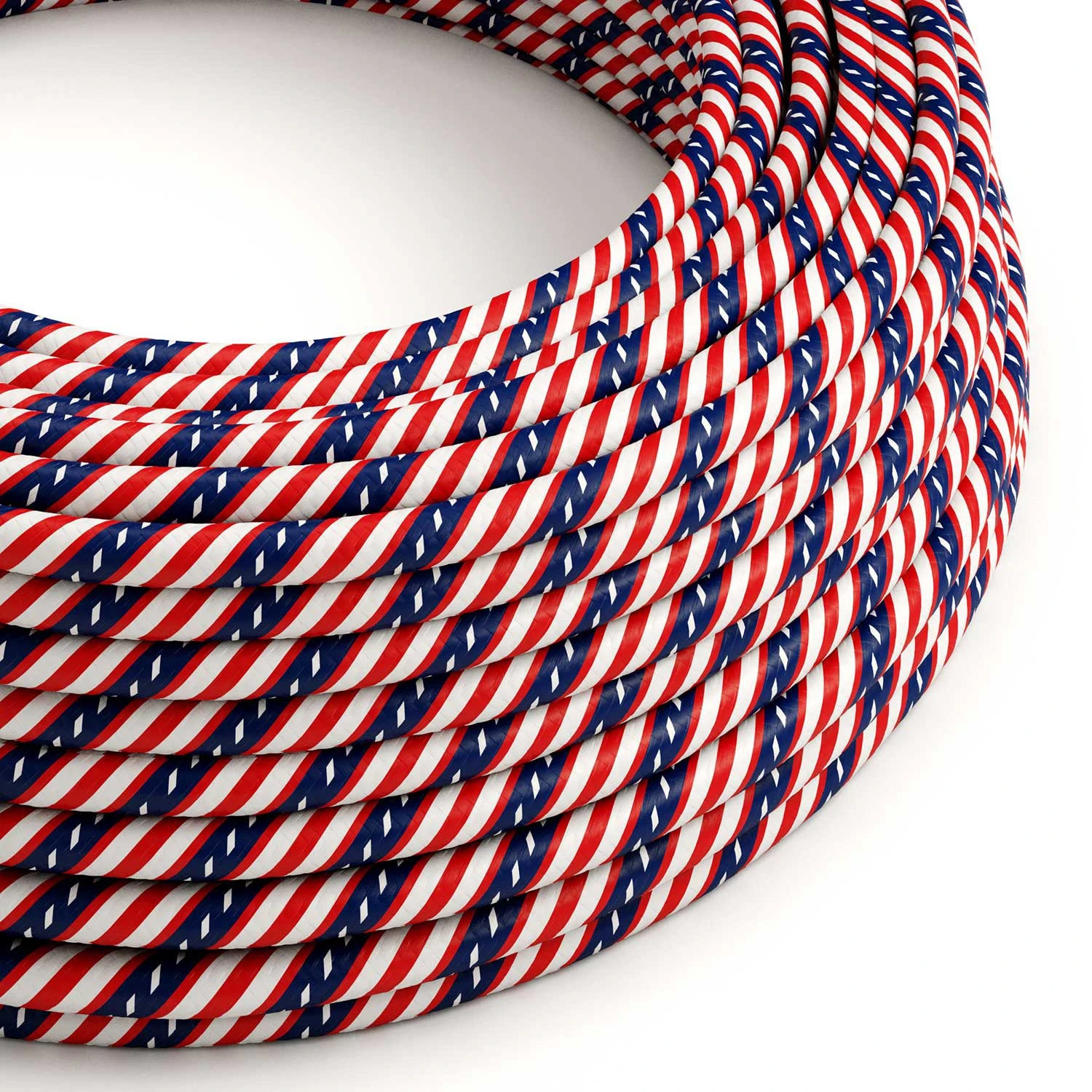 Cavo tessile per illuminazione Washington Vertigo - L'Originale Creative Cables, per impianti a vista di design - ERM45