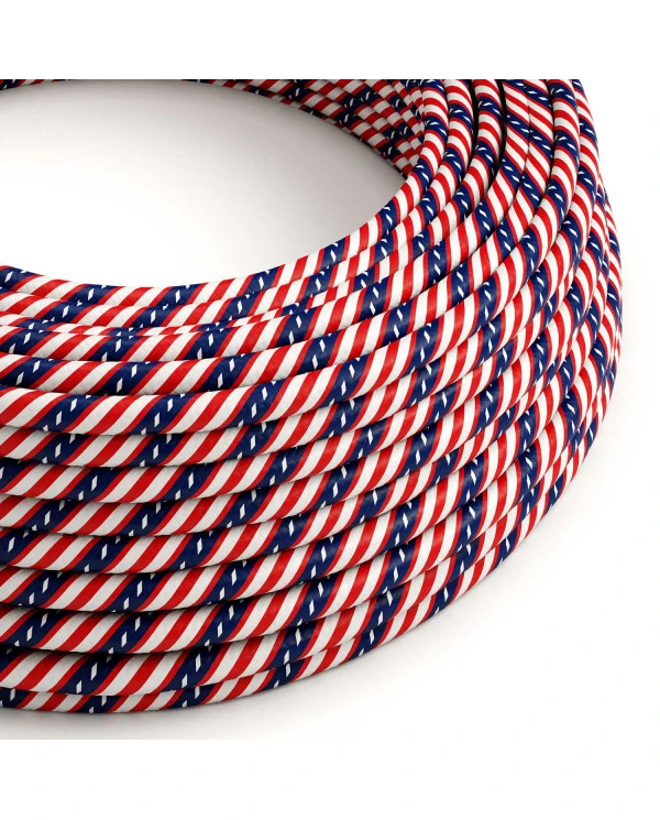 Cavo tessile per illuminazione Washington Vertigo - L'Originale Creative Cables, per impianti a vista di design - ERM45