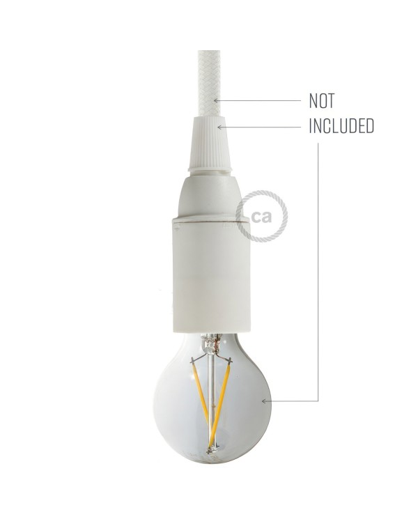 Kit portalampada E14 in termoplastica