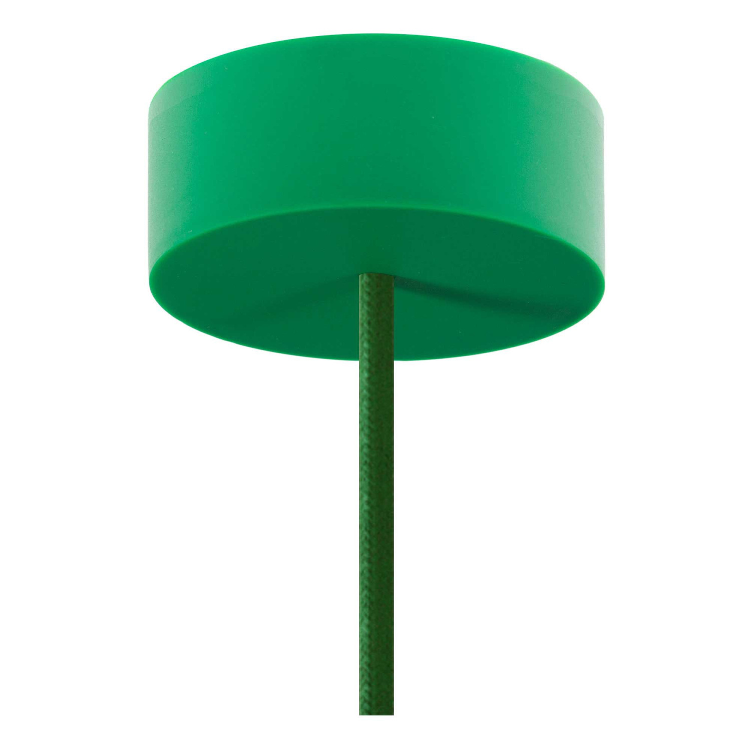 Lampada a sospensione Made in Italy completa di cavo tessile e finiture in silicone