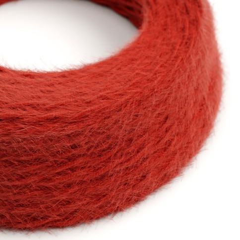 Cavo tessile Rosso Fuoco Marlene - L'Originale Creative-Cables - TP09 trecciato 2x0,75mm / 3x0,75mm